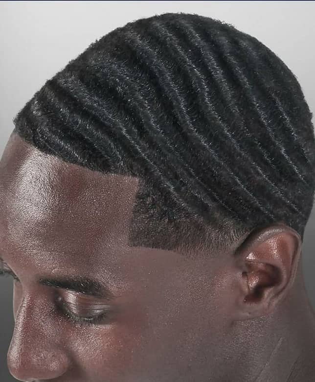 african american waves hairstyle