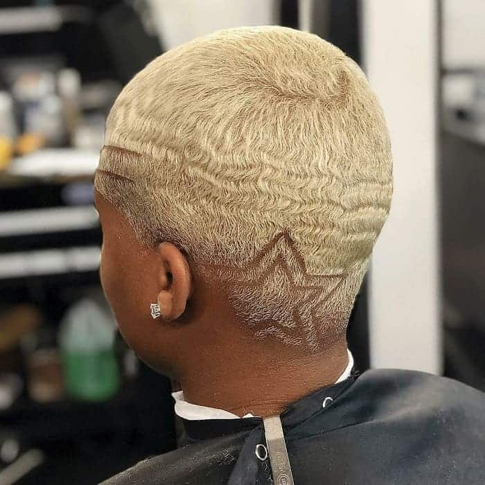 Platinum Blonde Black Men S Hair