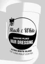 Image of Black and White Pomade.