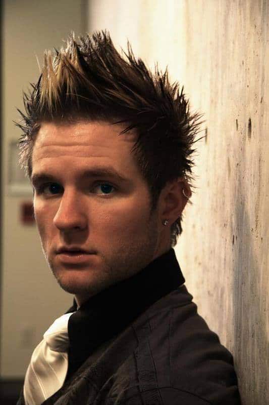 Blake Lewis faux-hawk hairstyle