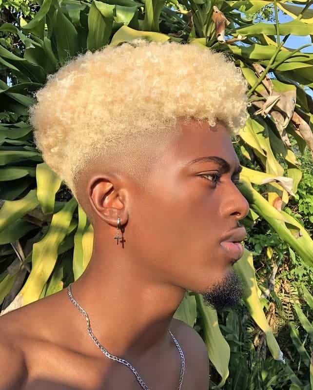 Blonde Curly Hair For Black Men