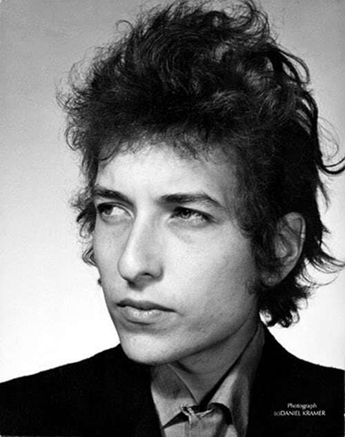 Bob Dylan hairstyle picture.