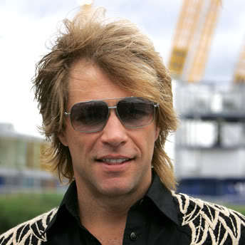 Jon Bon Jovi Razored Hairstyle