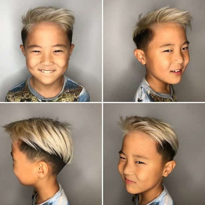 Side Quiff mit Undercut für Jungen