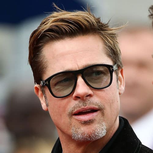 brad pitt 2018 comb over hair