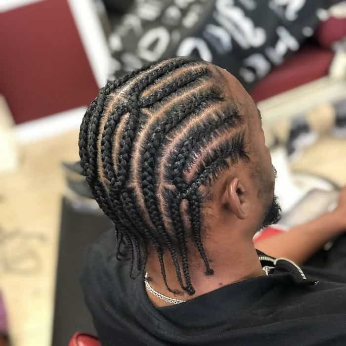 50 Stylish Black Men Braids in 2022 with Images