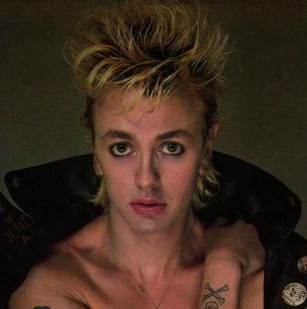 Photo of Brian Setzer hairstyle.