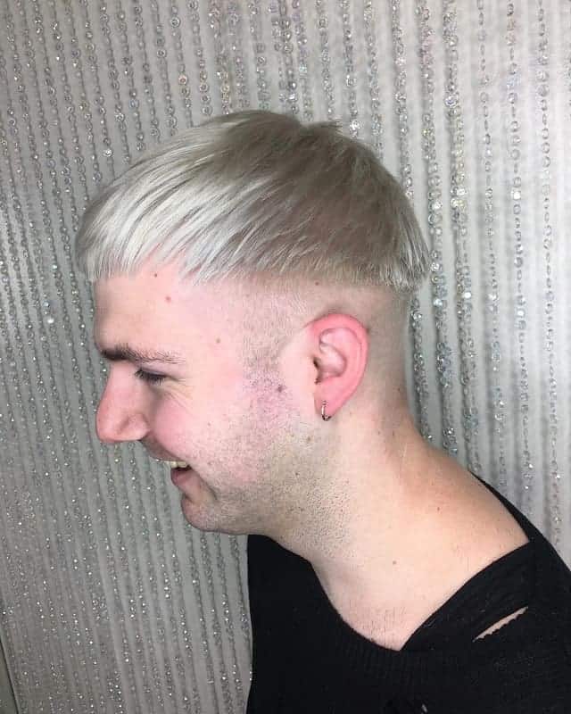 Chili Bowl Haircut for Thin Blonde Hair