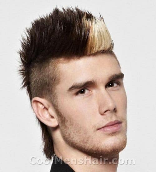 Picture of Colton Dixon mohawk hairstyle.