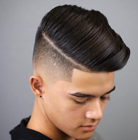 comb over fade for 13 year old boy