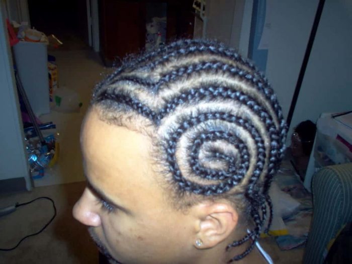 cornrow hairstyles for black men