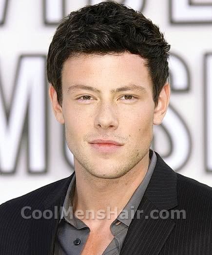 Photograph of Corey Monteith hairstyle.