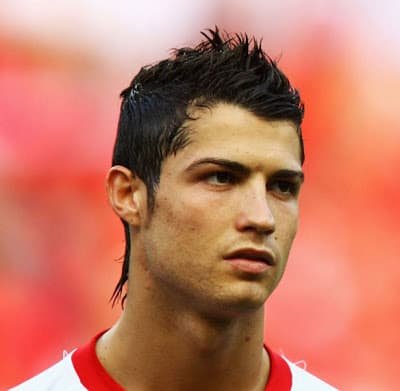 Ronaldo's Faux-hawk Mullet Hairstyle