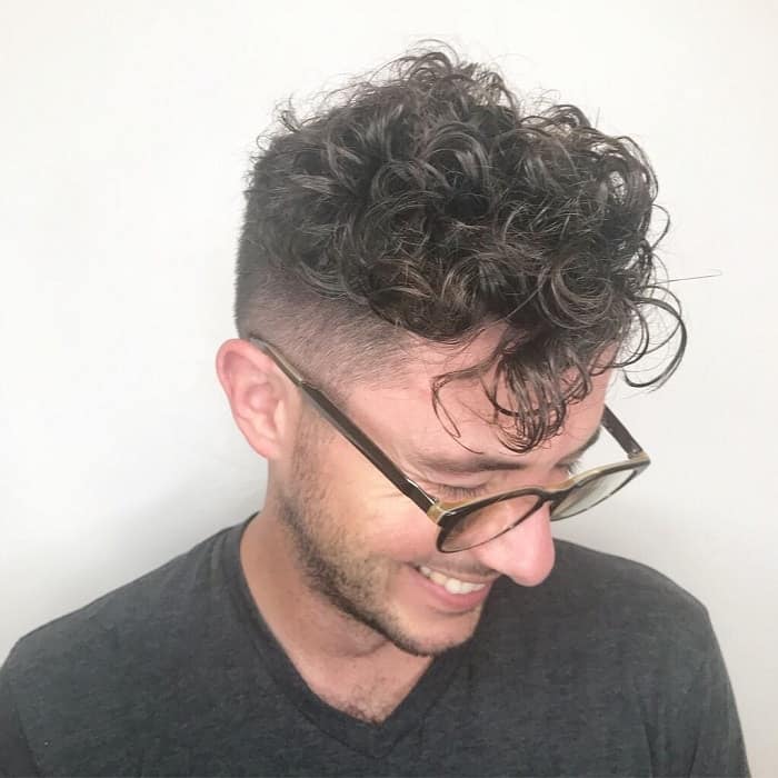 Curly Dapper Hairstyle for Men