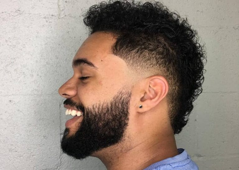 curly faux hawk