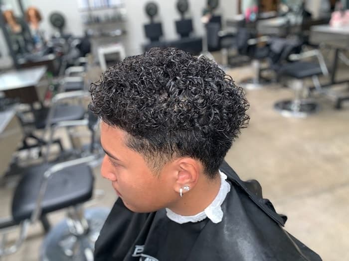 Curly Hair Perm for Men