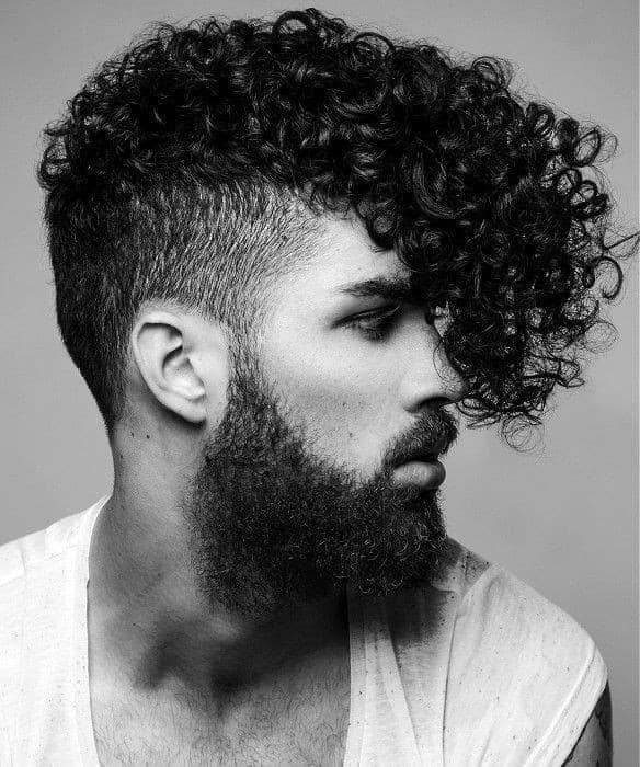  Prolonged Curly Hair for men