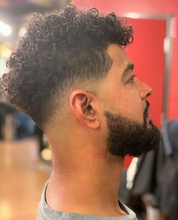 Shadow Fade on Curly Hair