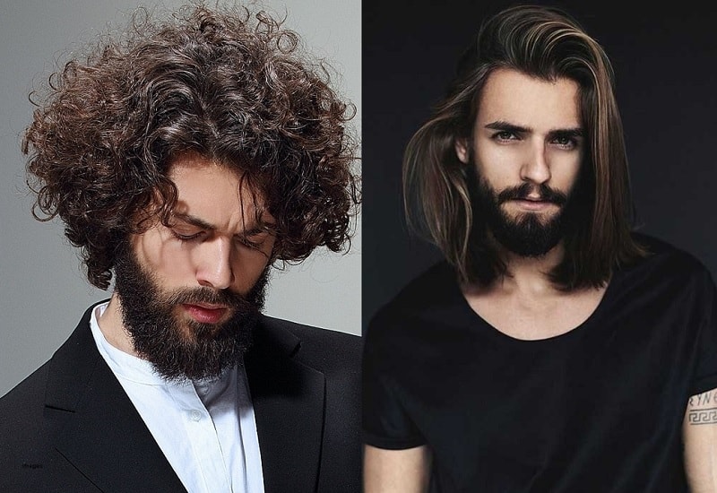 curly vs straight hair men