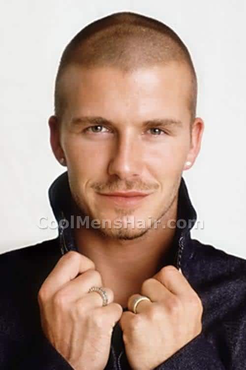 David Beckham 2000 buzz cut.