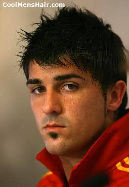 Photo of David Villa Faux Hawk hairstyle. 