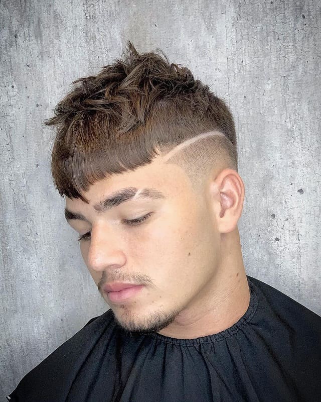 men's disconnected undercut