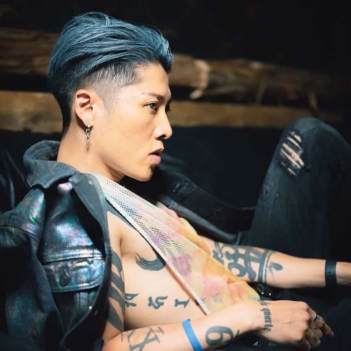 Dope Blue Hair for Men