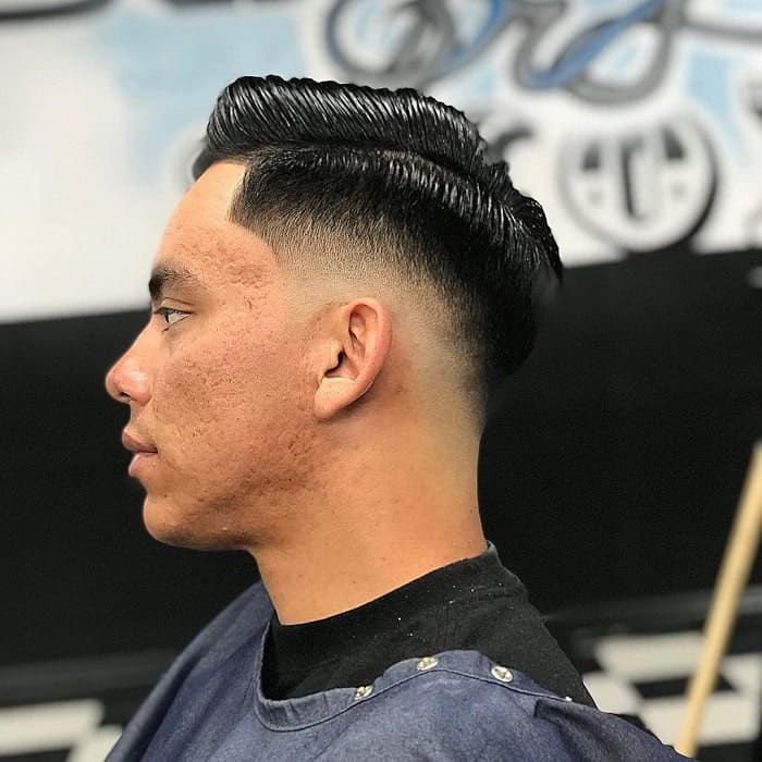 drop taper fade