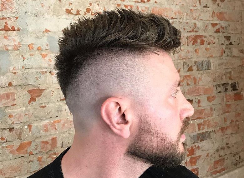How to Style Faux Hawk Taper Haircut