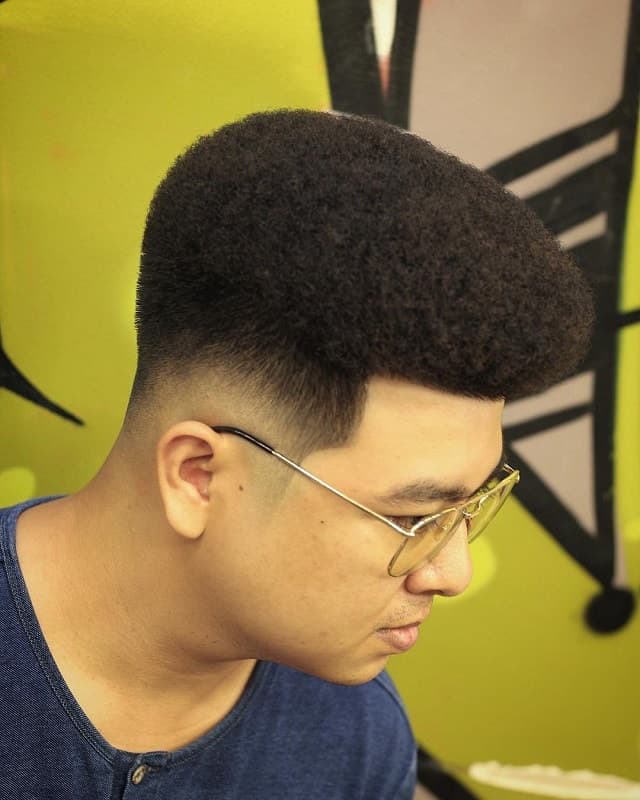 guy with flat top haircut