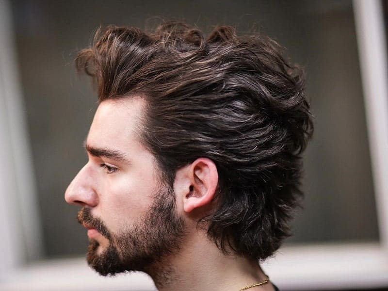 mens flow haircut