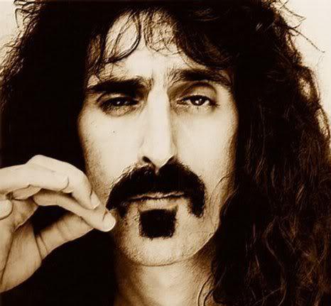 Photo of Frank Zappa mustache.