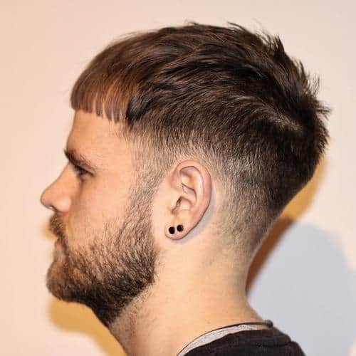 Fringe caesar cut