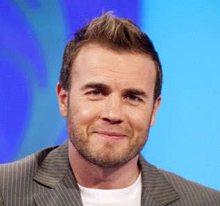 Picture of Gary Barlow hairstyle.