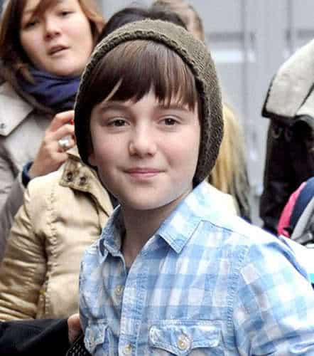 Image of Greyson Chance bangs hairstyle for young men.