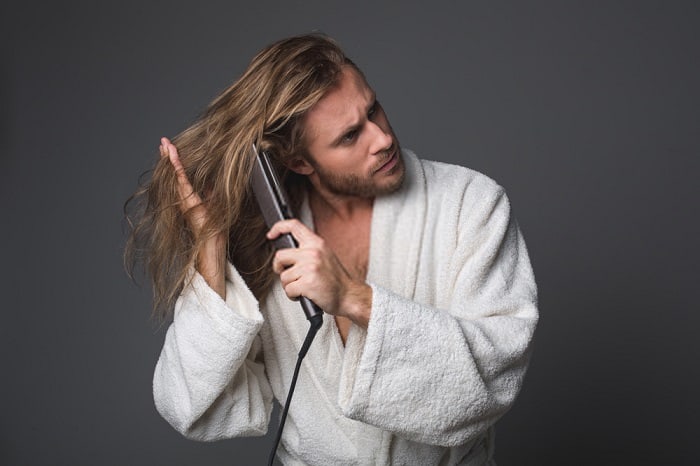 How to Straighten Hair for Men