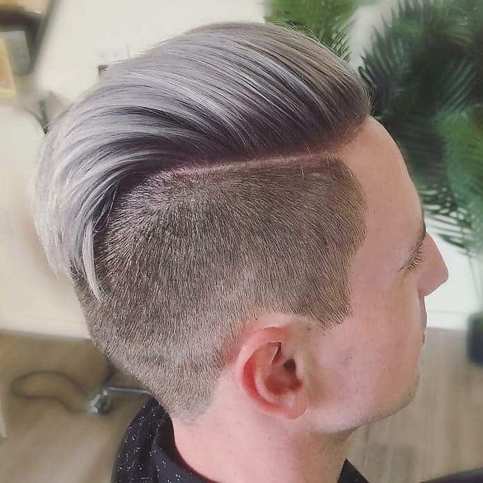 guy with thick grey hair