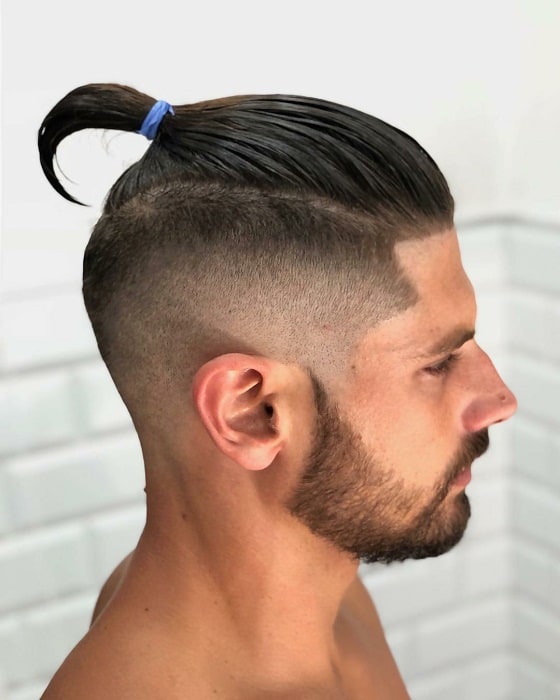 Ponytail for Men with Thick Hair