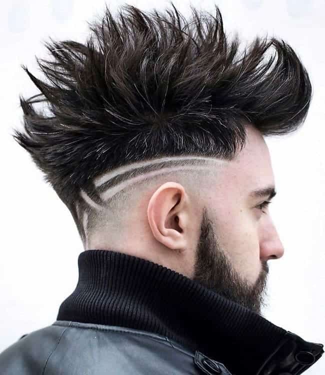 mohawk for men's thick hair