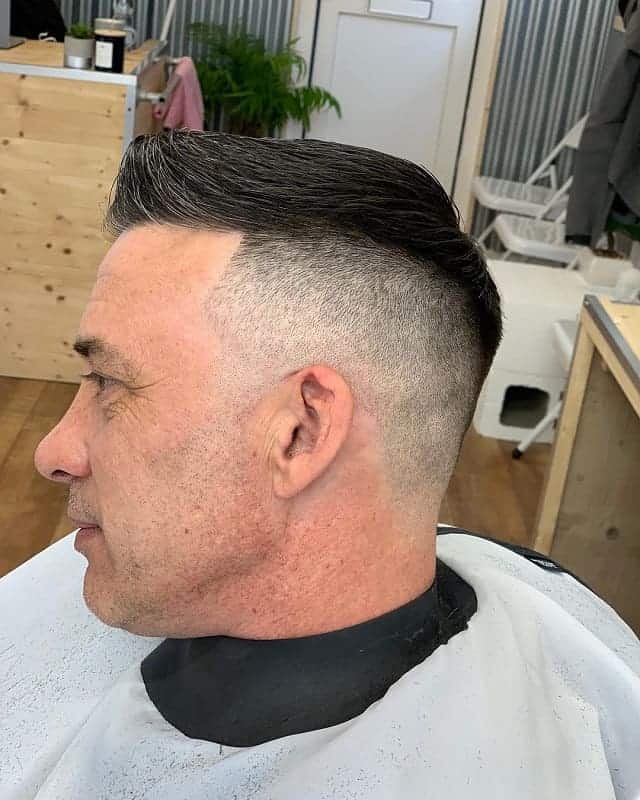 high and tight with mid fade 