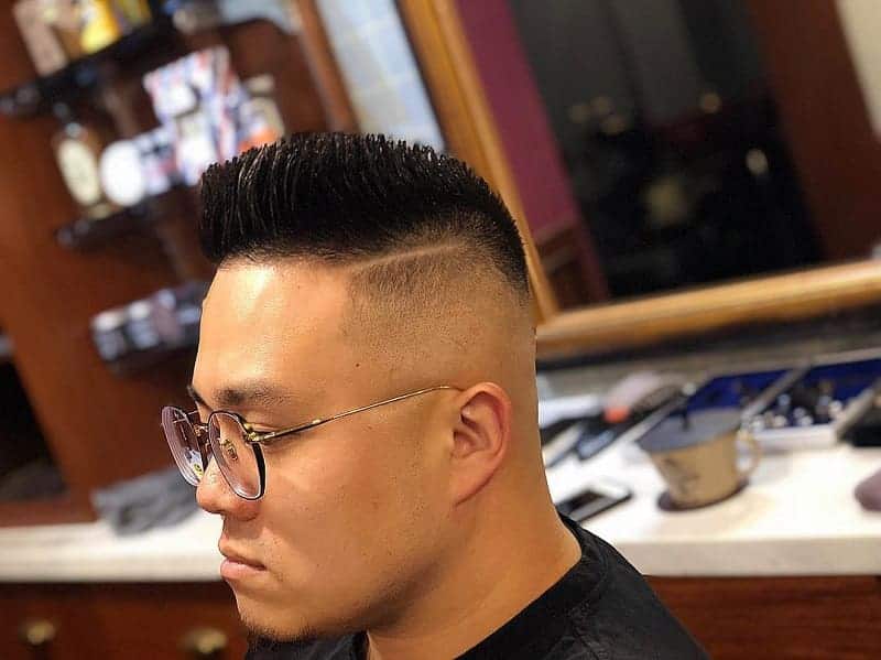 spiky high and tight haircut with high fade