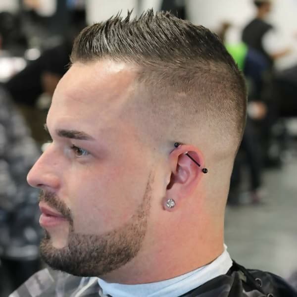 20 High and Tight Haircuts A Classic Military Cut for Men  Haircut  Inspiration