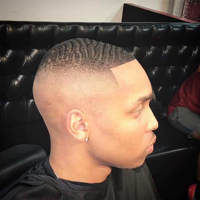 High Bald Fade Haircut Black Man