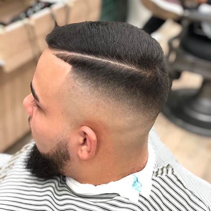 straight razor fade haircut