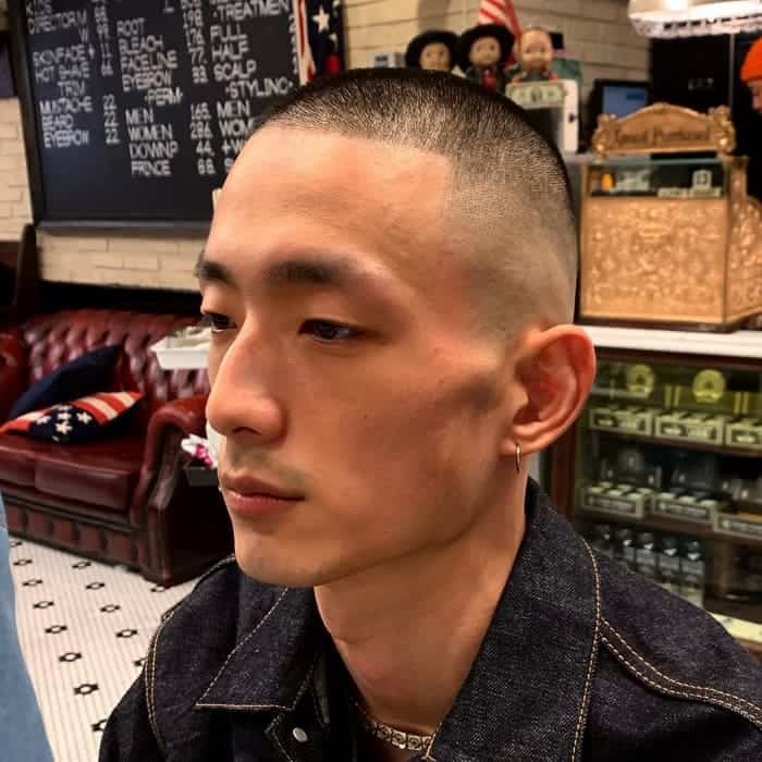 Buzzcut with High Skin Fade