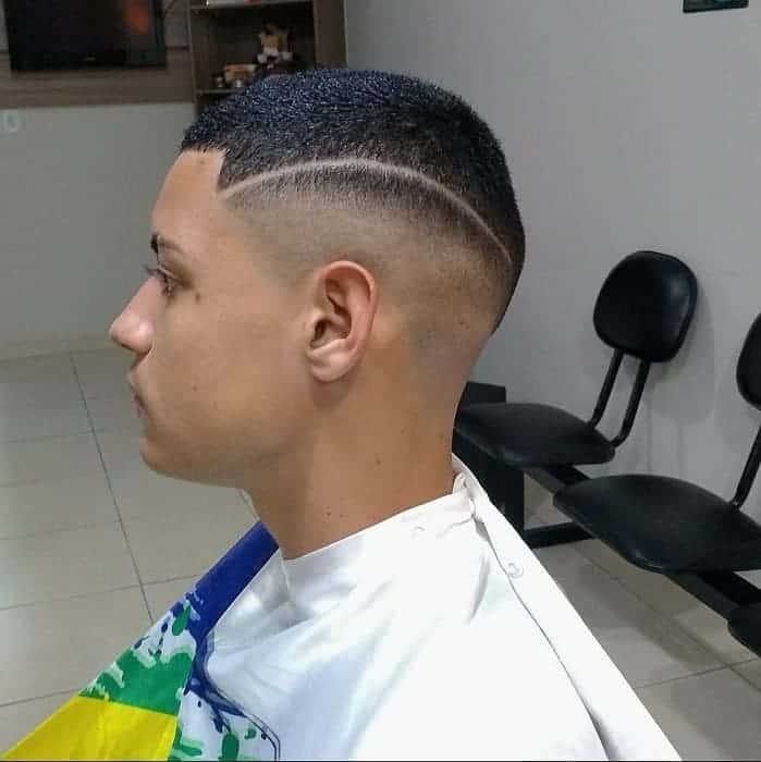 Disconnected High Skin Fade Haircut