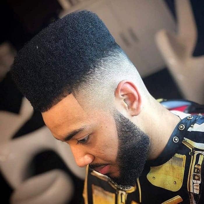 afro high skin fade