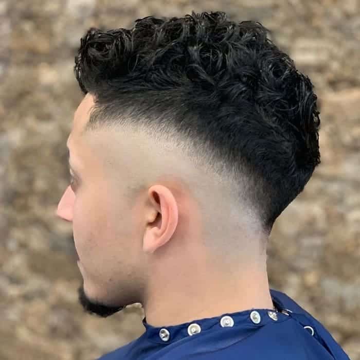 High Temp Fade for Curly Hair