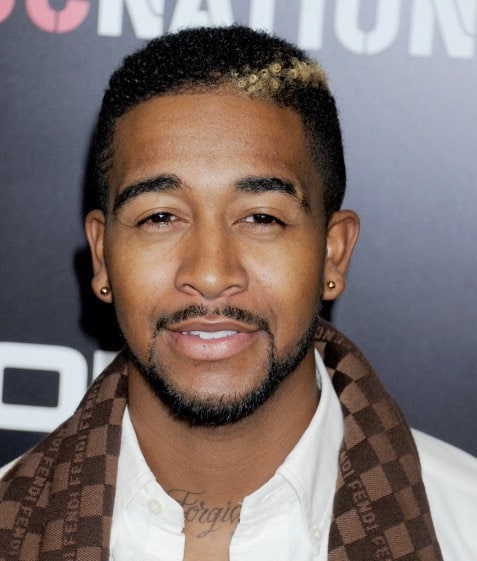 Omarion's highlighted hairstyle