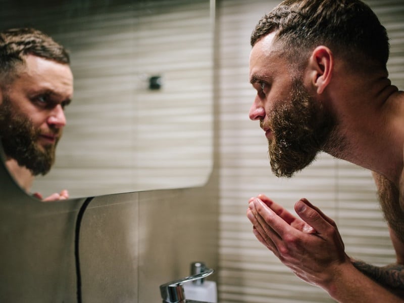 how to shave beard using hair conditioner